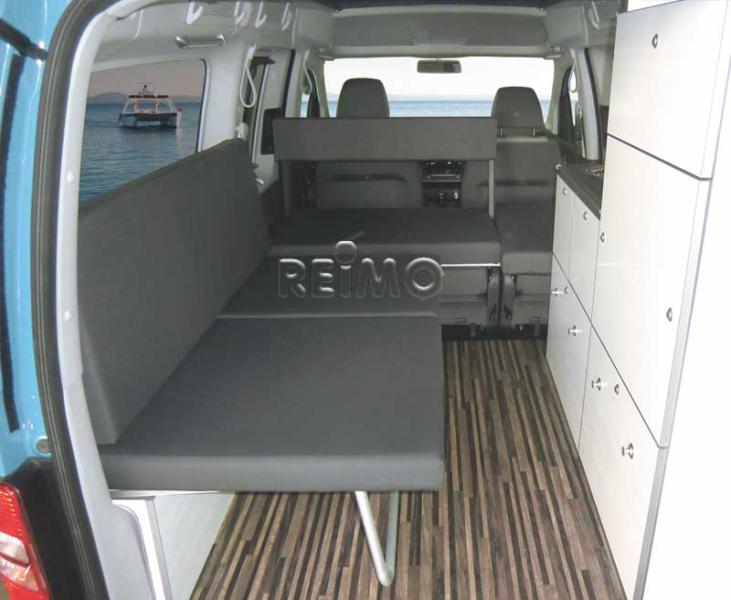 Купить онлайн Походная кровать с откидным сиденьем для VW CADDY Maxi & Camp Bj с 8/2010 по 8/2020