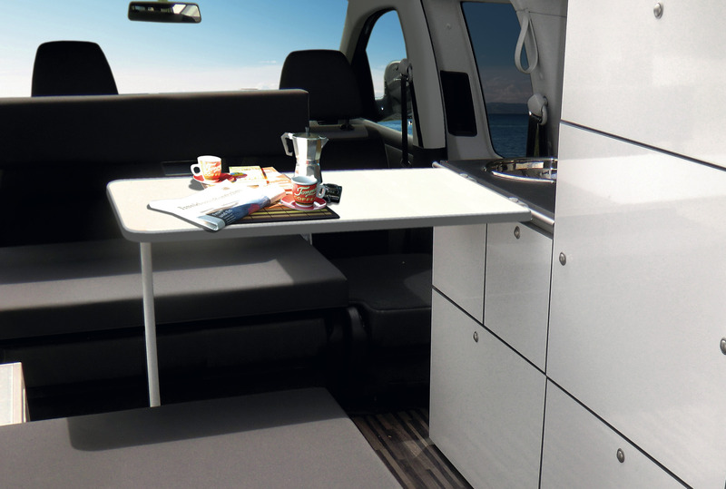 Купить онлайн Столовая система VW Caddy Maxi Weekender - Жемчужный декор