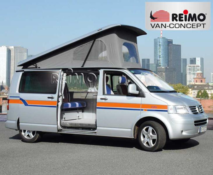 Купить онлайн Спальная крыша сверхплоская VW T5 / T6 / T6.1 Transporter LR - передняя высокая