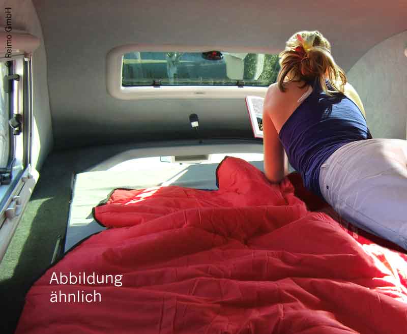 Купить онлайн Кровать с высокой крышей VW T5 KR, светло-серый ламинат