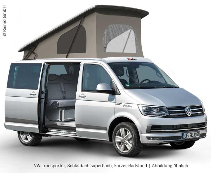 Купить онлайн Спальная крыша EasyFit VW T5 / T6 / T6.1 LR - климатическая обшивка потолка и пряжка ремня