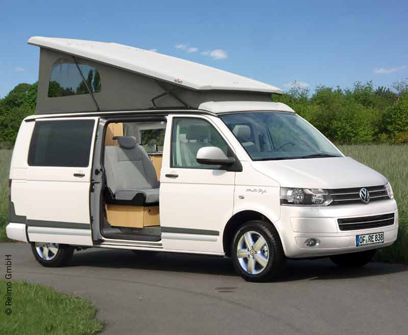 Купить онлайн Спальная крыша EasyFit VW T5/T6/T6.1 LR - высокая спинка с пряжкой ремня