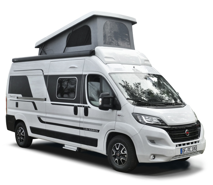 Купить онлайн Спальная крыша Maxivan Ducato белая, стандартное полотно светло-серого цвета, включая ремень