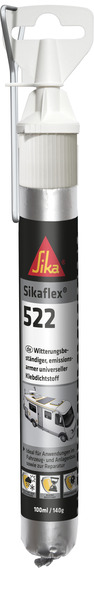Купить онлайн Клей-герметик Sikaflex-522 пакет 100мл