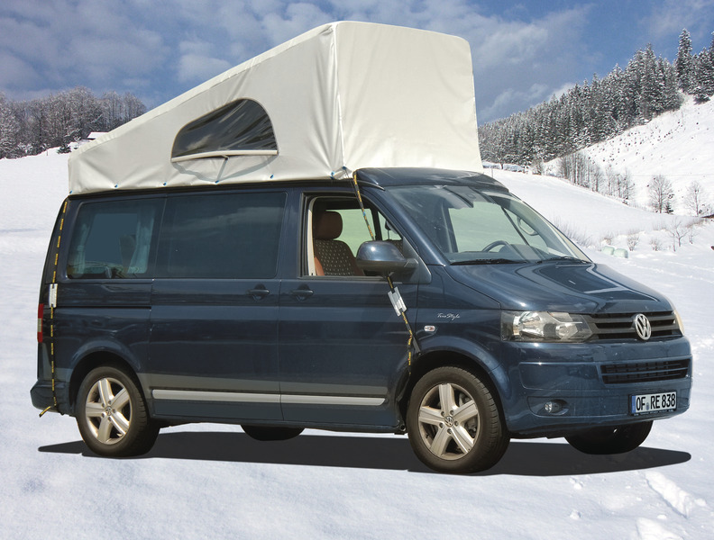 Купить онлайн Защита от непогоды для спальной крыши VW T5/6 Easyfit & California - высокая передняя часть