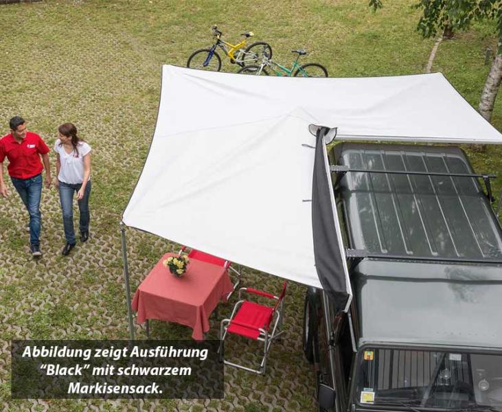 Купить онлайн Тент Fiamma Compass 260, сумка тентовая черная, длина 260 см