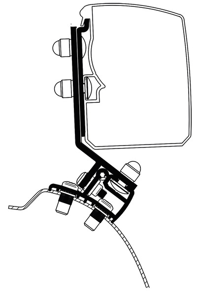 Купить онлайн Тент Thule 3200, адаптер PSA Minivan Fixed LHD