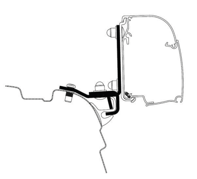 Купить онлайн VW T5/6 Brandrup Рельс G2