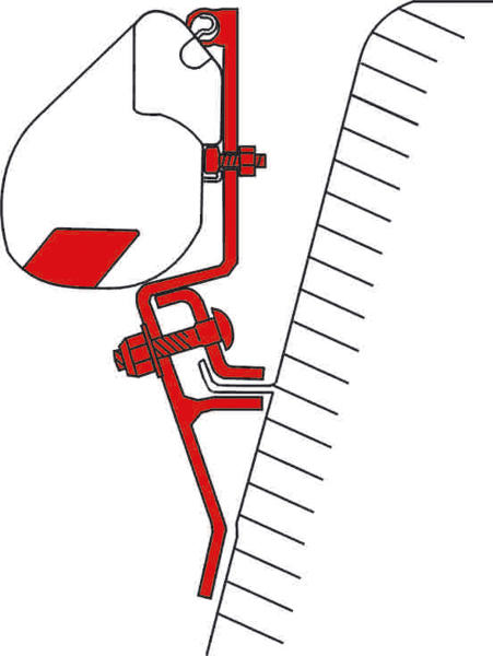 Купить онлайн Адаптер Fiamma F35 Pro VW T3, 2 шт.