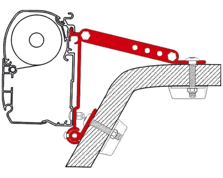 Купить онлайн Комплект адаптера для стены F1/F45/F50/F55