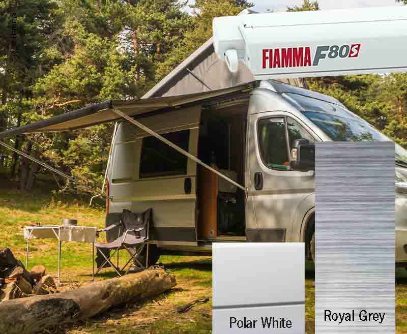 Купить онлайн Накрышный тент Fiamma F80S 3,7 м, для фургонов и автодомов