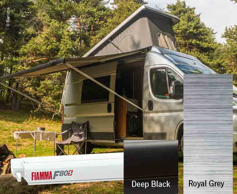 Купить онлайн Накрышный тент Fiamma F80S 3,7 м, для фургонов и автодомов