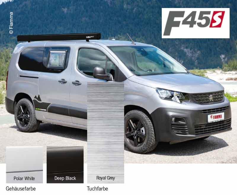 Купить онлайн Комплект маркизы FIAMMA PSA F45S с адаптером белого цвета