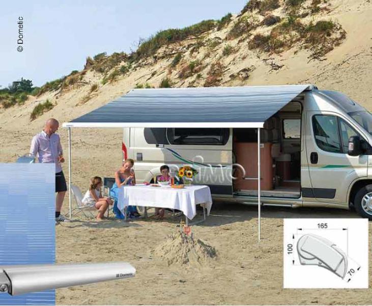 Купить онлайн Perfect Roof 2500, серебристая ткань корпуса 3,75 Horizon Blue