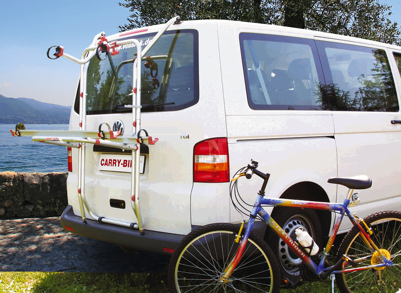 Купить онлайн Алюминиевый задний багажник VWT5 на 2 колеса