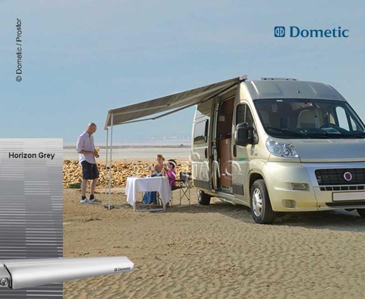 Купить онлайн DOMETIC PERFECTROOF PR 2000 - 4,00 м антрацитовый / серый горизонт