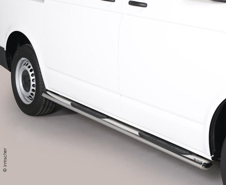 Купить онлайн Трубка протектора круглая, полированная нержавеющая сталь для Renault Trafic