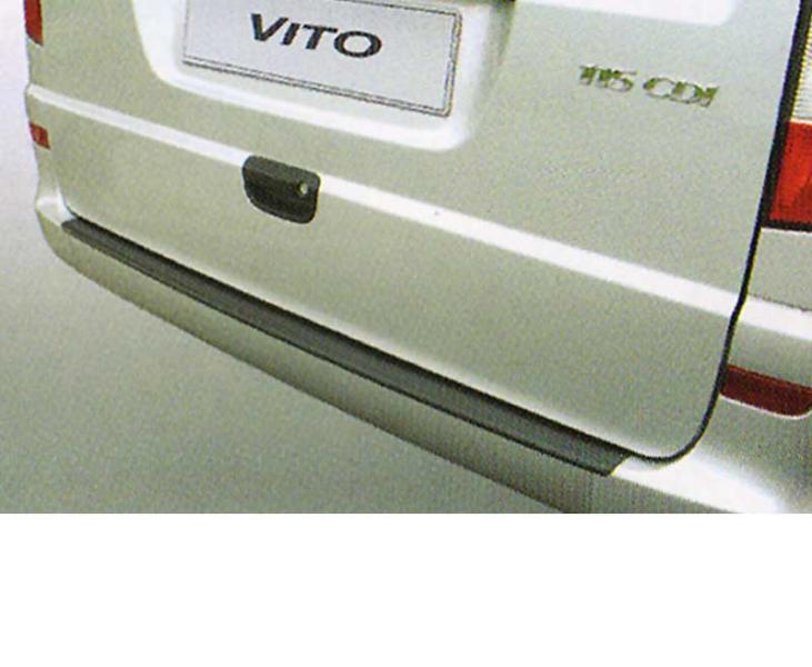 Купить онлайн Защита подоконника погрузки для Mercedes Vito / Viano с 2003 года с окрашенным бампером