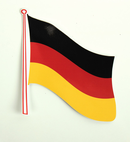 Купить онлайн Наклейки с флагами Германия 2 шт., 145 x 125 мм