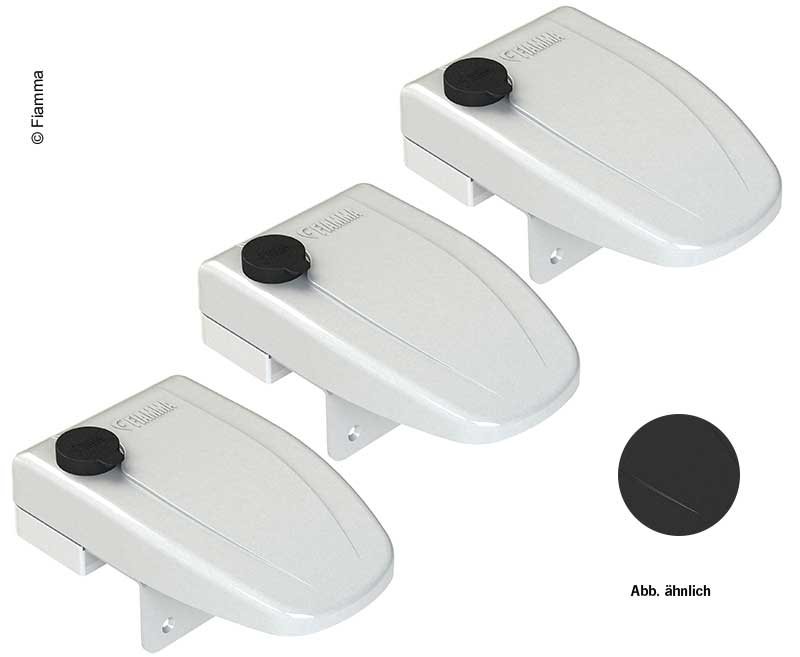 Купить онлайн Замок дверной Safe Door Frame, 3 шт. в наборе, черный