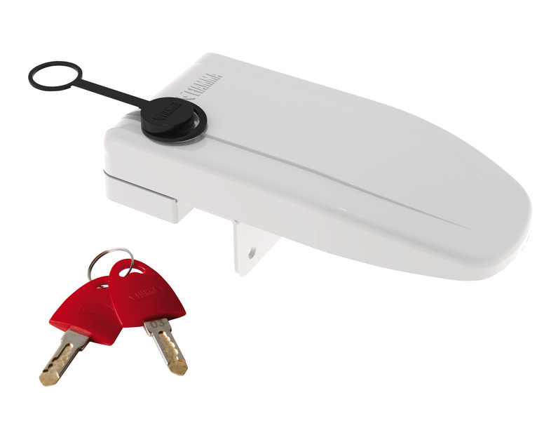 Купить онлайн Дверной замок снаружи белый