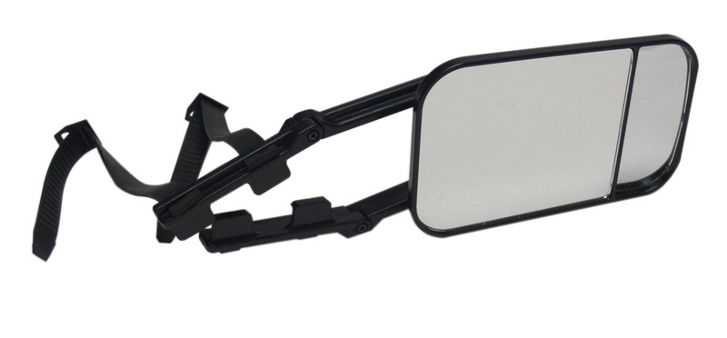 Купить онлайн Зеркало Carbest Caravan со встроенным зеркалом для слепых зон - прямоугольное