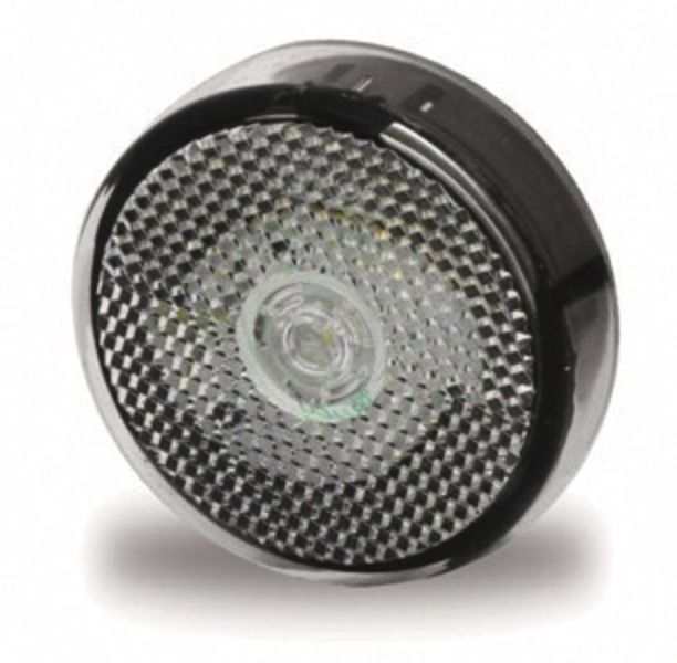 Купить онлайн Светодиодный габаритный фонарь, 12В, 1Вт, прозрачный, кабель 700мм, IP67