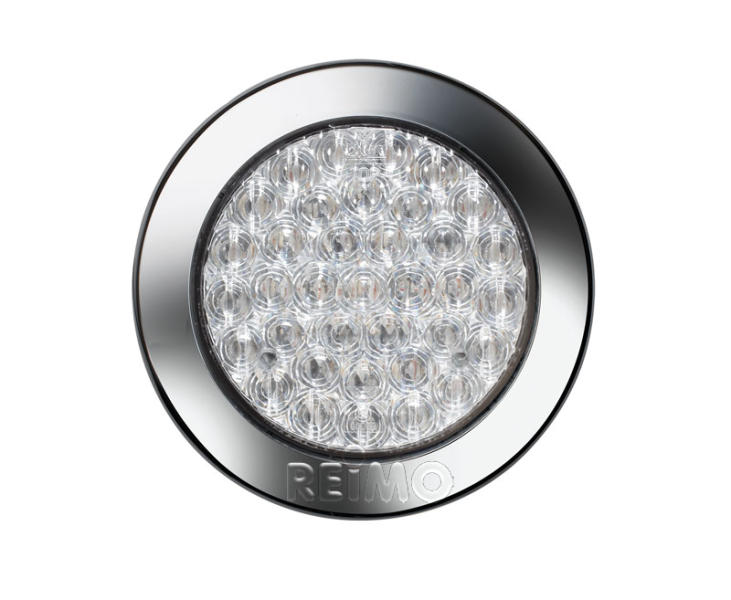 Купить онлайн Светодиодный индикатор хвостовой 12В, 3/0,5Вт IP67 500 мм кабель прозрачный