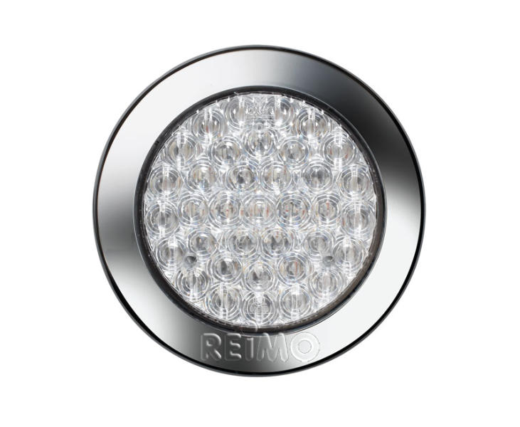 Купить онлайн Светодиодный задний противотуманный фонарь 12В, 4Вт IP67 500 мм кабель прозрачный