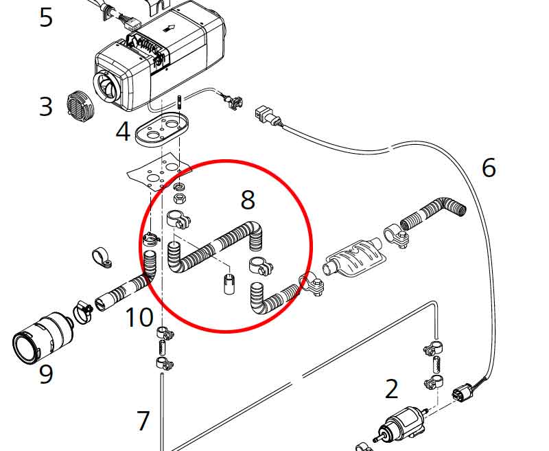 Купить онлайн Выхлопная труба Ed.flex.ID 24мм