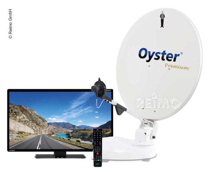 Купить онлайн Спутниковая система премиум-класса Oyster® 85 TWIN SKEW, включая 24-дюймовый телевизор Oyster®