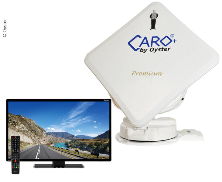 Купить онлайн Спутниковая плоская антенна Caro®+ Premium с 32-дюймовым телевизором Oyster®
