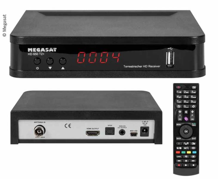Купить онлайн Ресивер Megasat HD650 DVB-T2 +