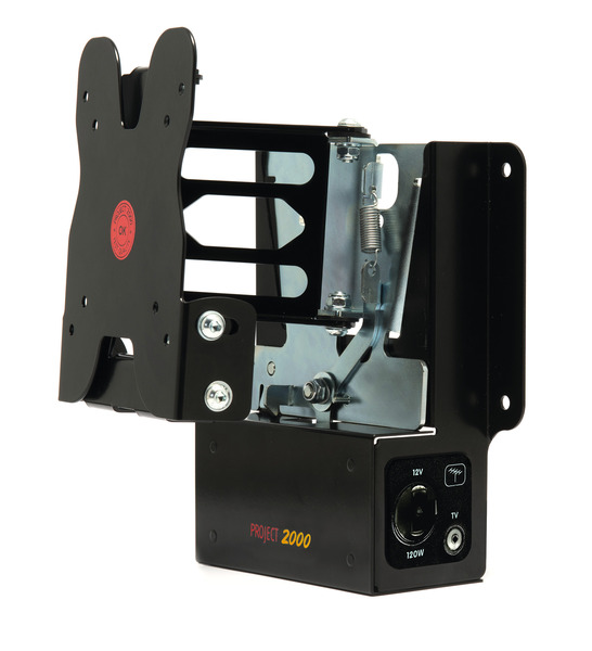 Купить онлайн Съемное настенное крепление для телевизора с розеткой на 12 В и антенной.