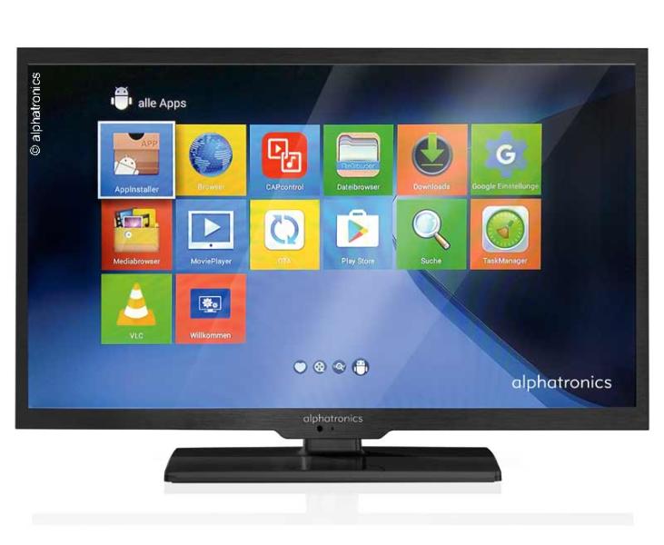 Купить онлайн ALPHATRONICS TV 19 'светодиодный тройной тюнер DVB-S2 / DVB-T2 w