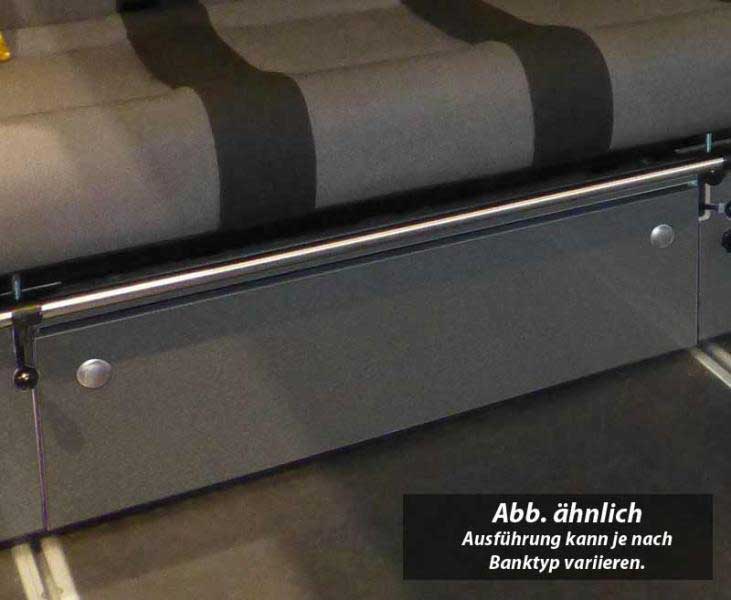 Купить онлайн Спальная скамья с передней панелью V3000 Gr. 17 для Mercedes Vito Weekender - Декор базальт