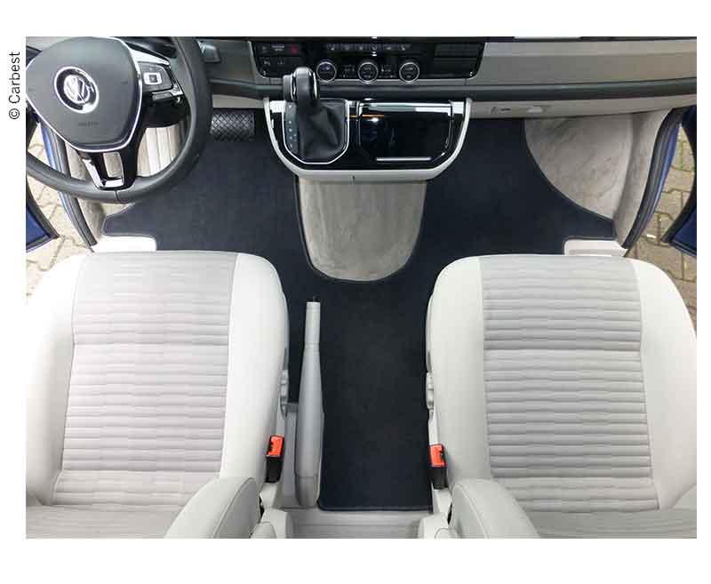 Купить онлайн Ковровое покрытие кабины премиум-класса Carbest для VW T6 Multivan
