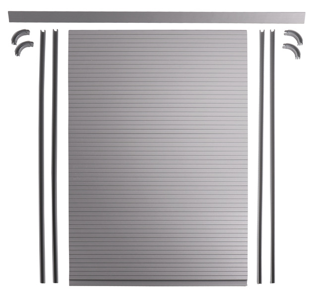Купить онлайн Комплект рулонных ворот Carbest - серый