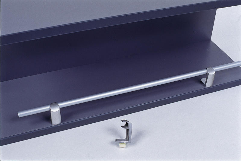 Купить онлайн Держатель для мебельной галереи 53320, серебристый, свободный