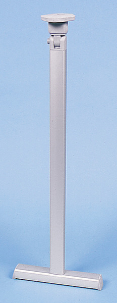 Купить онлайн Основание складного стола серебристое с Т-образной ножкой - высота 720 мм, шарнирное соединение вверху