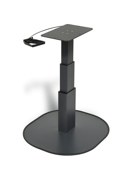 Купить онлайн Одностоечный подъемный стол CATCH антрацит, высота: 310-670 мм
