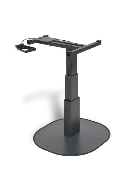 Купить онлайн Одностоечный подъемный стол CATCH антрацит, В: 337-700 мм, поворотное крепление