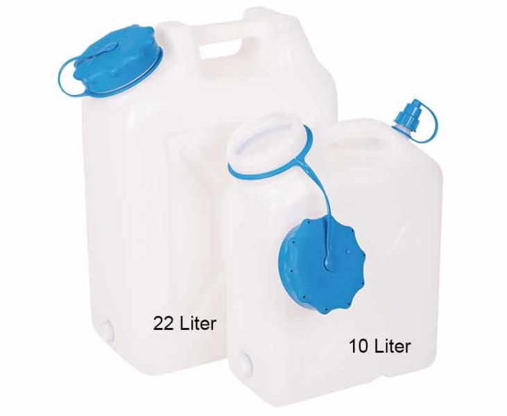 Купить онлайн Вода может широкий рот 10 литров, округлой формы, защита от ультрафиолетового излучения