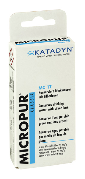 Купить онлайн Micropur Classic - MT 1: 100 таблеток, на 100 литров