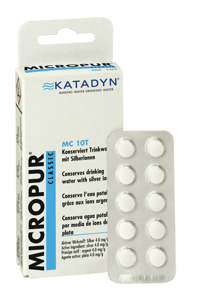 Купить онлайн Micropur Classic - MC 10T: 40 таблеток на 400 литров