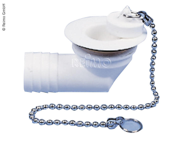 Купить онлайн Угловой комплект для слива воды - шланг 1", сливное отверстие 31 мм