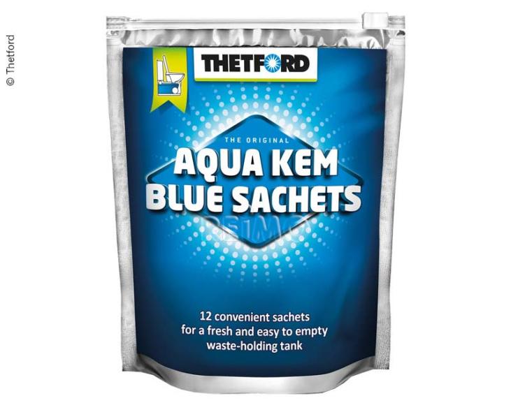 Купить онлайн Голубые саше Aqua Kem в молнии
