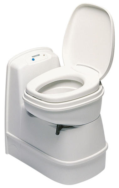 Купить онлайн Thetford кассетный туалет C200 CS белый с дверцей в крем / белый