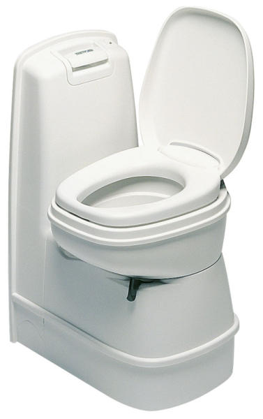 Купить онлайн Thetford кассетный туалет C200 CW белый, с дверцей в белом