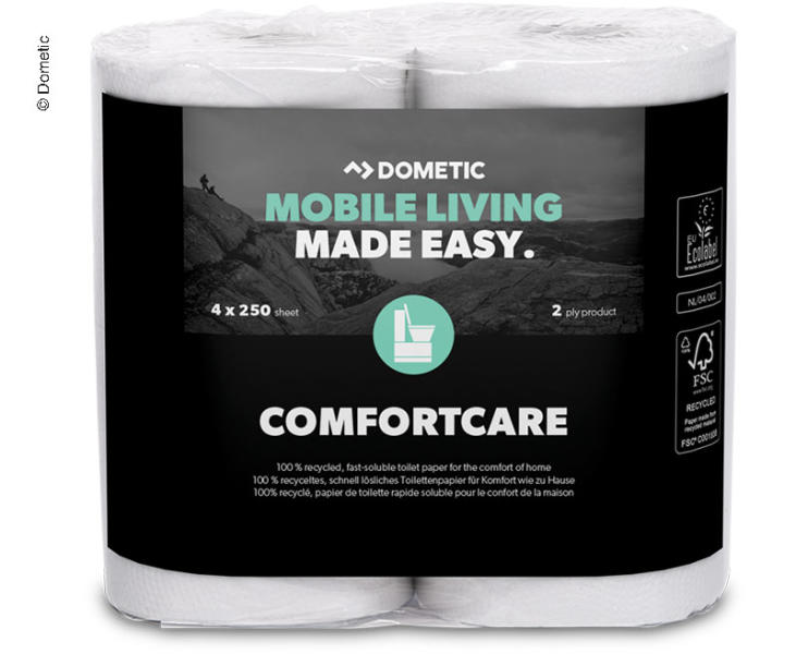 Купить онлайн Comfort Care туалетная бумага 2-х слойная 4 рулона